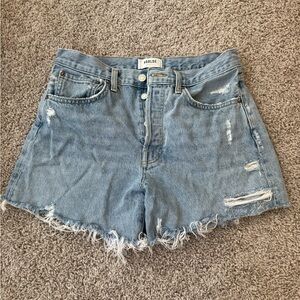 Agolde Parker Long Denim Short